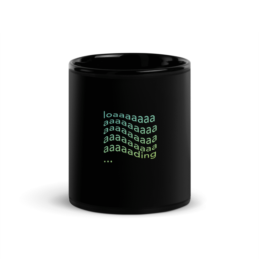 Loading Black Mug