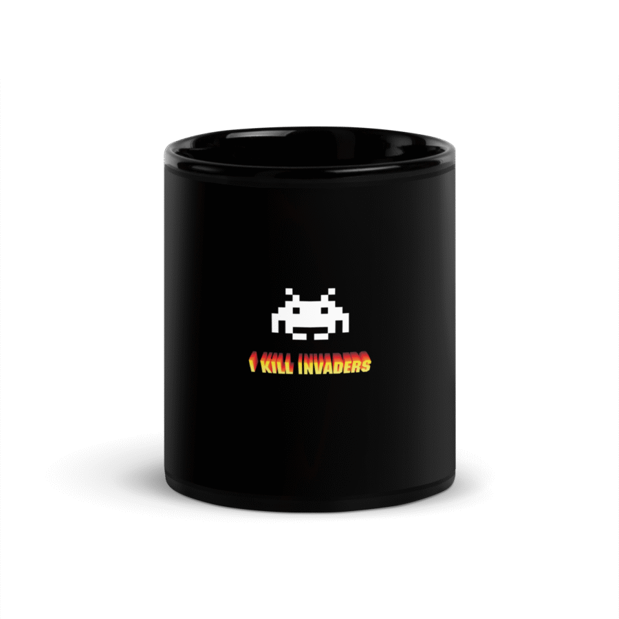 I Kill Invaders Balck Mug