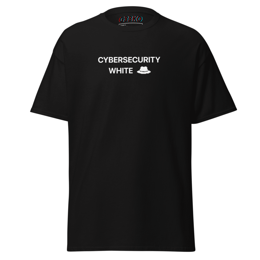 Cybersecurity White Hat Tshirt