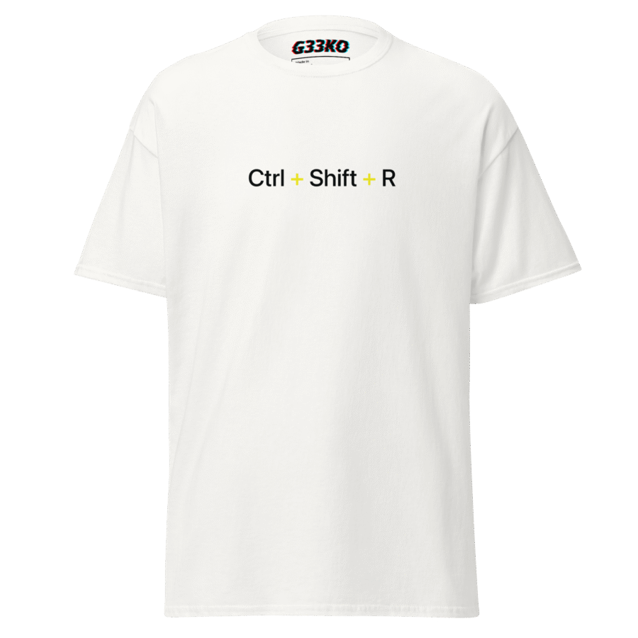 Ctrl + Shift + R White