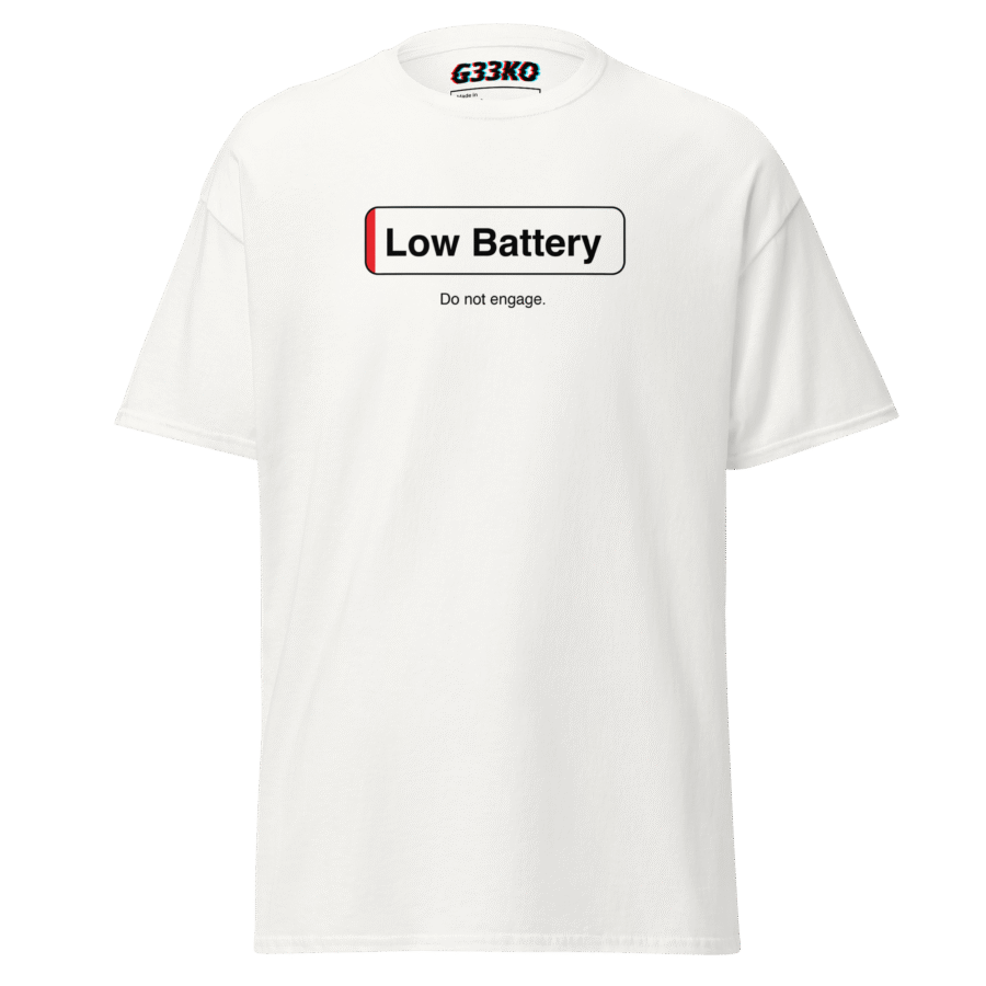Low Battery White