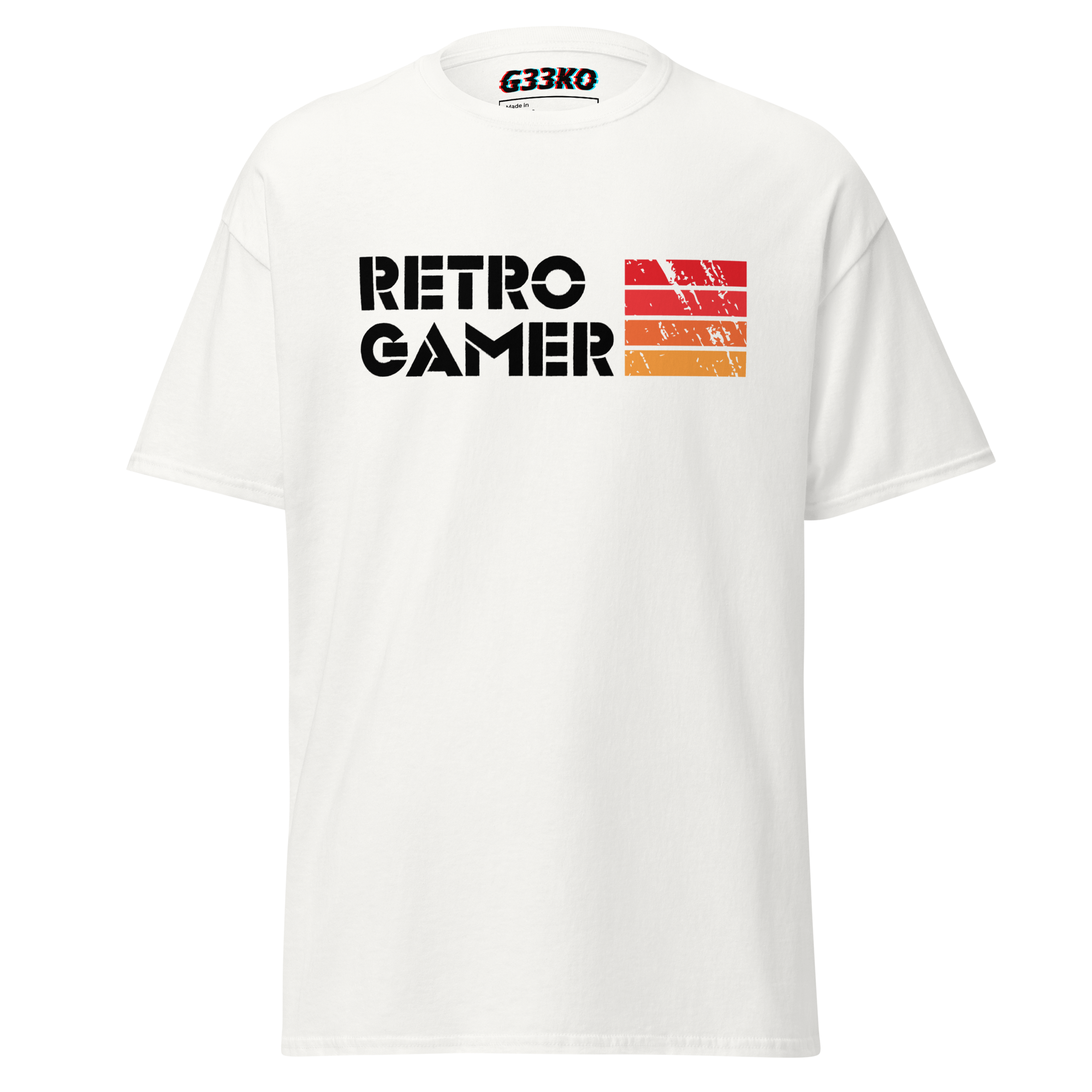 Retro Gamer White Tshirt