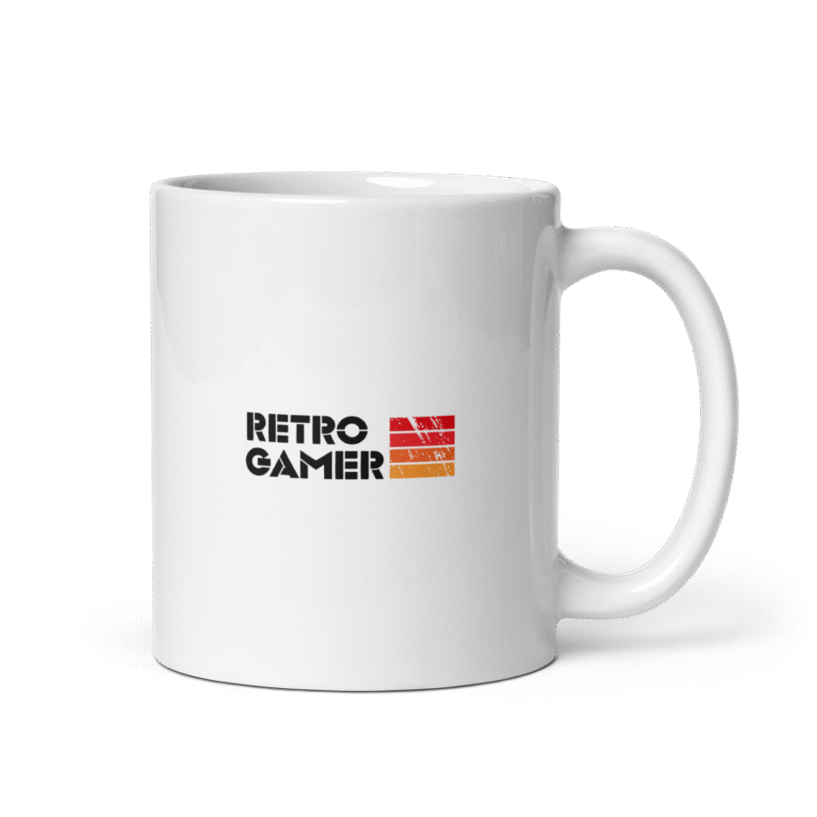 Retro Gamer White Mug