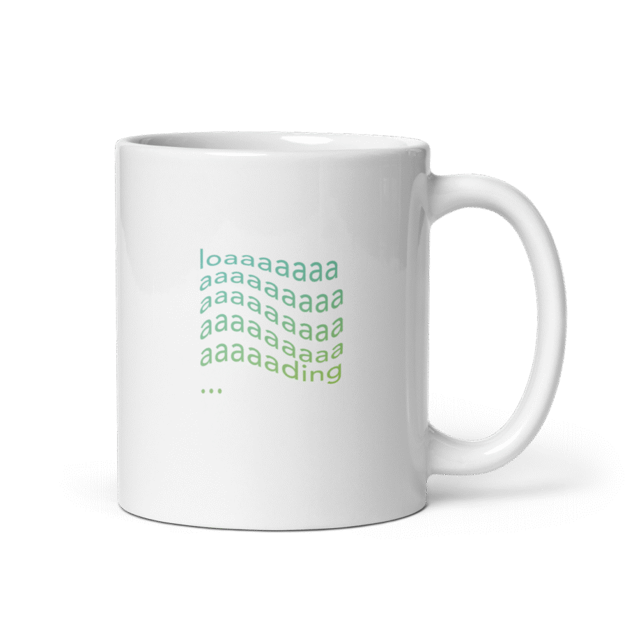 Loading White Mug